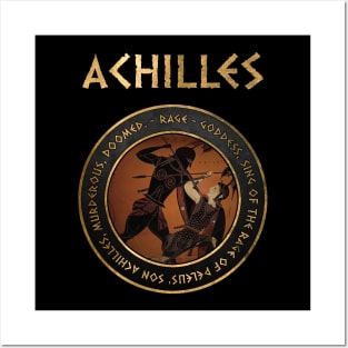 Achilles - Hero of the Trojan War - Homer's Iliad Quote - Ancient Greek History Posters and Art